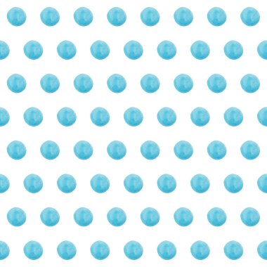 soyut kumaş pürüzsüz desen: turkuaz renk daireleri beyaz arkaplana karşı