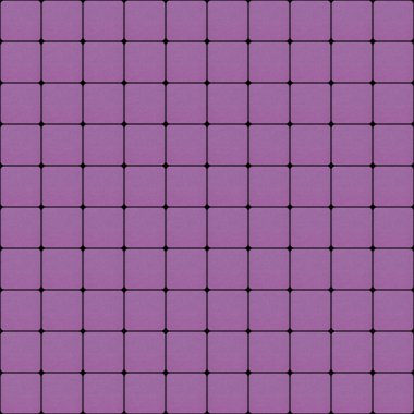 soyut dikişsiz desen: siyah arkaplana karşı desenli kartondan yapılmış mor yuvarlak fayanslar