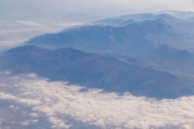 Antalya, Türkiye'de Toros dağlarında havadan görünüm