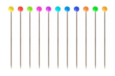 Beyaz arkaplanda plastik renkli başlıklı ofis lobutları