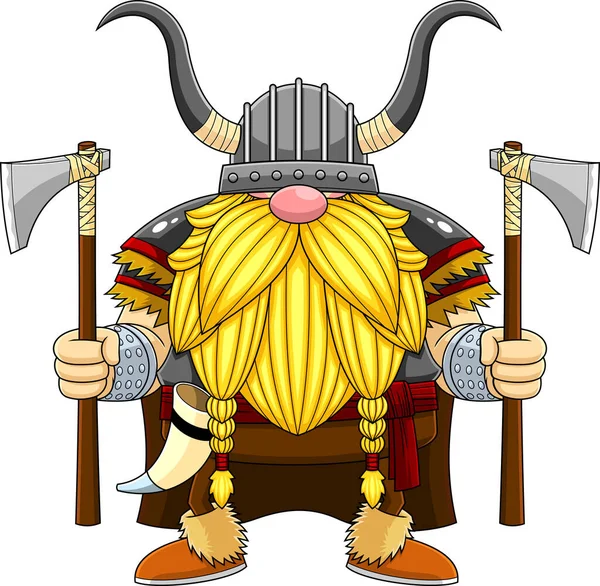 Starověký Válečník Skandinávský Vikingský Charakter — Stockový vektor