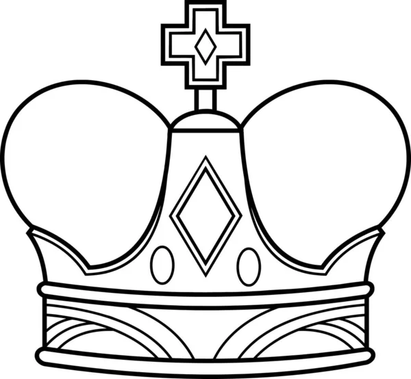 王冠造型图标 矢量插图 — 图库矢量图片