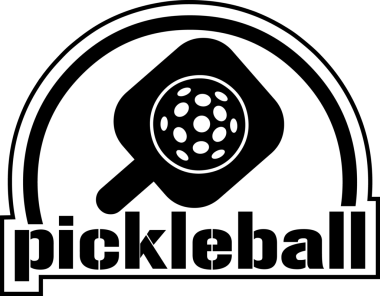Şeffaf arkaplanda pickleball logosu