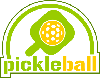 Şeffaf arkaplanda pickleball logosu