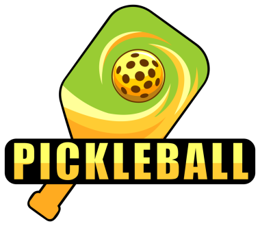 Şeffaf arkaplanda pickleball logosu