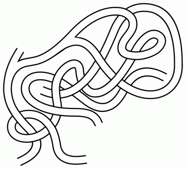 Girdi ve çıktı vektör elli labirent çizimi beyaz arka planda izole edildi