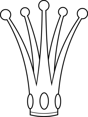 Elmas Vektör Elli Çizim Çizimi Şeffaf Arkaplanda İzole Edildi.