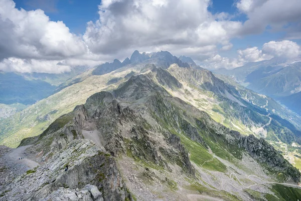 Scenisk Över Mont Blanc Massivet Sett Utifrån Brevent — Stockfoto