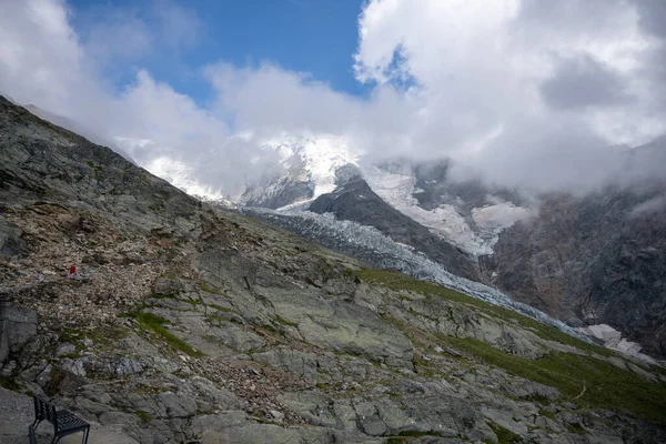 Frankrike Saint Gervais Les Bains 2022 Spårväg Mont Blanc — Stockfoto