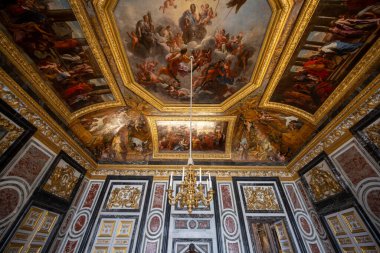 Salon de la Paix 'den Galerie des Glaces Hall of Mirror' a, Chateau de Versailles - 29 Haziran 2022
