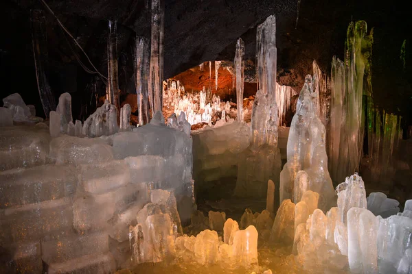 Narusawa Ice Cave National Park Fuji Japan — Stock Photo, Image