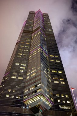 Merkez, Hong Kong. 15 Mayıs 2019: Bir zamanlar Hong Kong ve dünyanın en yüksek binası olan merkez..