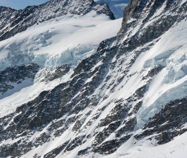 Avrupa 'nın tepesinde, İsviçre' de Junfrau tepesinde Sfenks gözlemevi, Alplerin zirvesi.