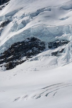 Avrupa 'nın tepesinde, İsviçre' de Junfrau tepesinde Sfenks gözlemevi, Alplerin zirvesi.