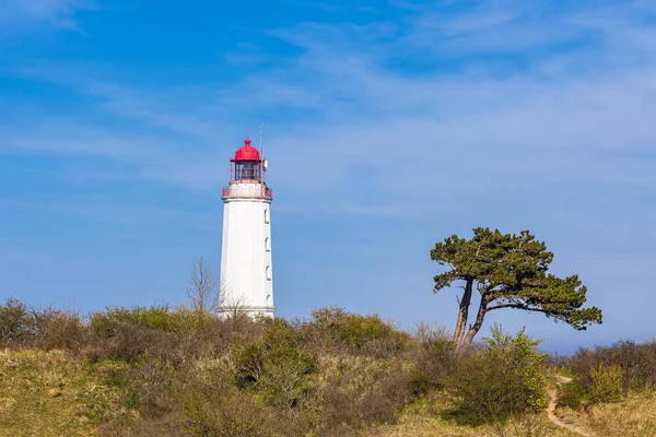 Lighthouse Dornbusch Island Hiddensee Germany — Stock Photo, Image
