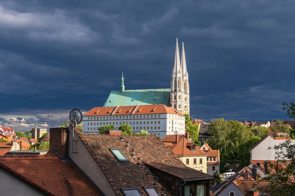 Vista Iglesia Peterskirche Goerlitz Alemania — Foto de Stock