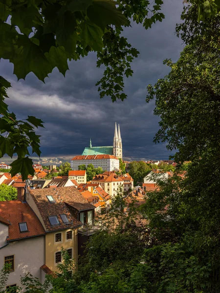 Blick Auf Die Peterskirche Görlitz — Stockfoto