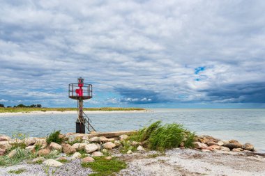 Waves on the Baltic Sea coast on the peninsula Fischland-Darss, Germany.