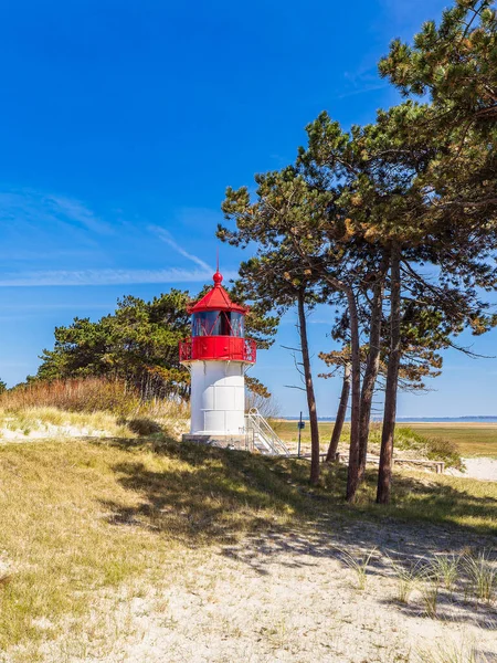 Lighthouse Gellen Island Hiddensee Germany — стокове фото