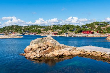 Norveç 'teki Helleviga yarımadasının manzarası.