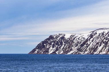 Finlandiya, Norveç 'te kışın dağlar ve kayalar.