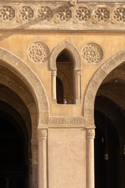 Decorative elements of  of Mosque of Ibn Tulun - one of the oldest mosques in Egypt clipart