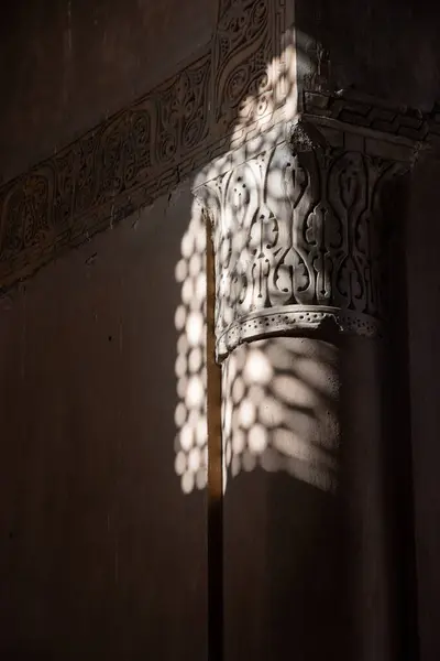 Декоративні Елементи Мечеті Ібн Тулуна Одна Найстаріших Мечетей Єгипту Ліцензійні Стокові Фото