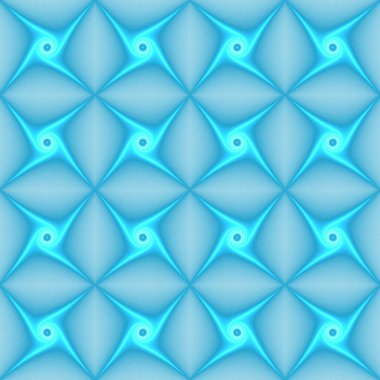 Tekstil, kumaş, ambalaj kağıdı ve duvar kâğıdı için kullanışlı elektrikli neon mavisi tonlarında pürüzsüz kiremit deseni. Orijinal tasarım, moda arkaplanı