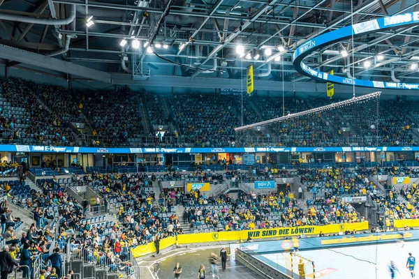 Mannheim Germany February 2023 Handball Match Viewers Sap Arena One — Stock Photo, Image