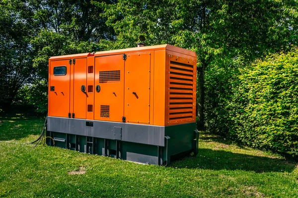 Generador Diesel Móvil Para Energía Eléctrica Emergencia Generador Emergencia Para —  Fotos de Stock