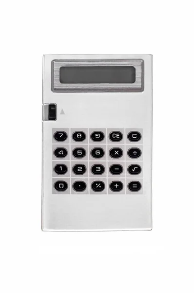 Kalkulator Izolowany Białym Tle — Zdjęcie stockowe