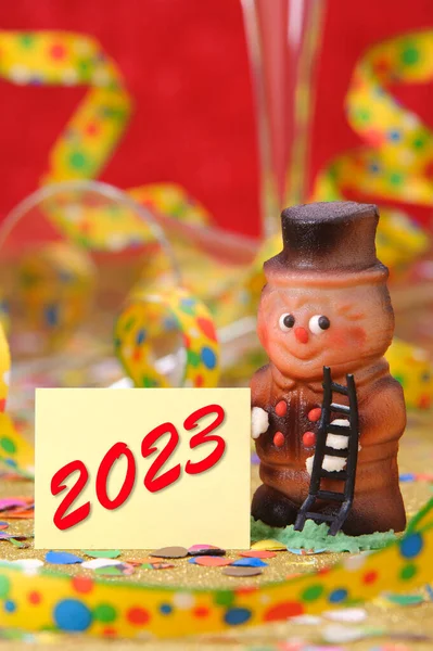 Silvestre Véspera Ano Novo 2023 — Fotografia de Stock