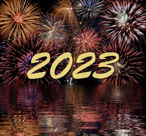 Silvester Oudejaarsavond 2023 — Stockfoto