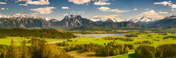 Panoramisch Landschap Met Bergketen — Stockfoto