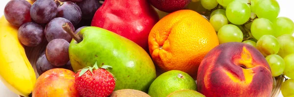 Gesunde Ernährung Mit Frischen Früchten — Stockfoto