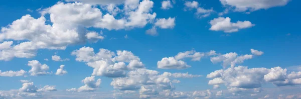 Panoramic View Sky Beautiful Clouds — Foto de Stock