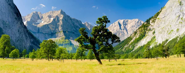 Panoramiczny Krajobraz Skałą Pasmem Górskim — Zdjęcie stockowe