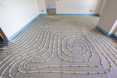  İnşaatta yer altı ısıtma sistemi