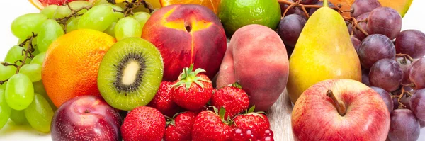 Fruits Frais Sains Mélangés — Photo