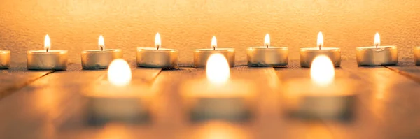 Wellness Und Entspannung Bei Kerzenschein — Stockfoto