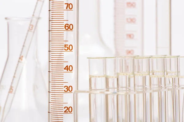 Пробірка Скляного Посуду Науковій Лабораторії — стокове фото