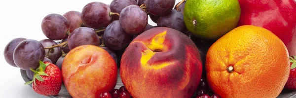 Taze Sağlıklı Karışık Meyveler — Stok fotoğraf