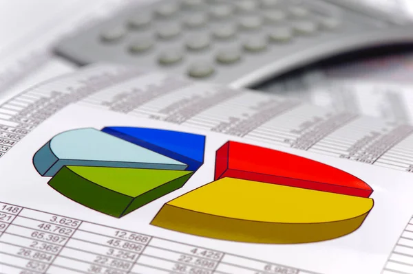 Business Finance Economy Chart Calculator Data — Stock Photo, Image