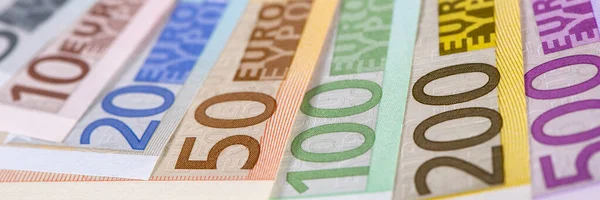 ユーロ通貨の紙幣 — ストック写真