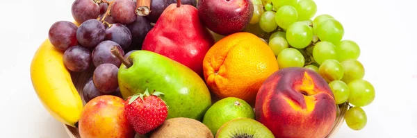 新鲜健康的混合水果 — 图库照片