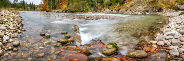 Deep Canyon White Wild Water Cascades Autumn — Stock Photo, Image