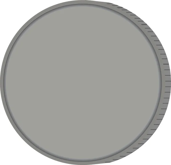Moneda Medalla Blanco Del Espacio Copia Lista Para Sus Guiones — Archivo Imágenes Vectoriales