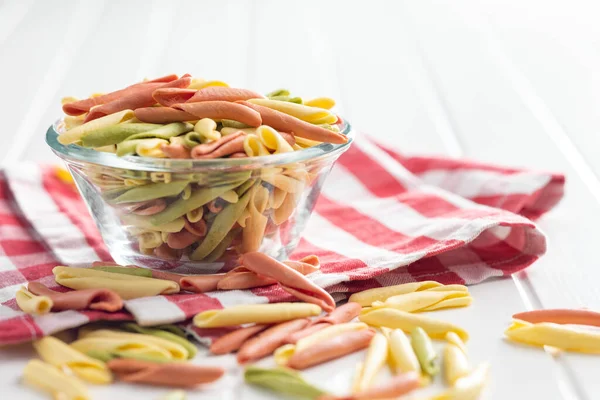 Fusilli Pugliesi Italian Twisted Pasta Bowl — Stock Photo, Image
