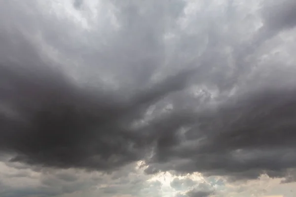 Nubes Tormenta Fondo Gris Del Cielo — Foto de Stock
