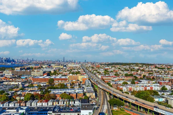 Brooklyn Overview Manhattan Skyline Horizon Stock Picture